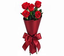 Букет 5 Красных роз Эдлесс Лав в Пудоже