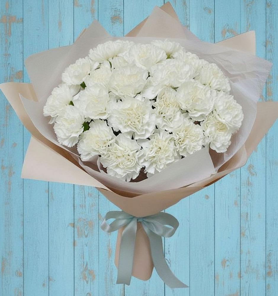 Букет цветов из: Гвоздики в Пудоже