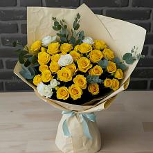 Букет цветов из:  Розы #REPLACE_PRED# Пудоже