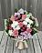 Букет цветов из: Альстромерии, Гвоздики, Розы и Хризантемы в Пудоже