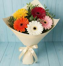 Букет цветов из:  Герберы в Пудоже