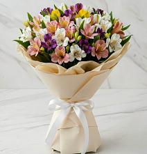 Букет цветов из:  Альстромерии #REPLACE_PRED# Пудоже