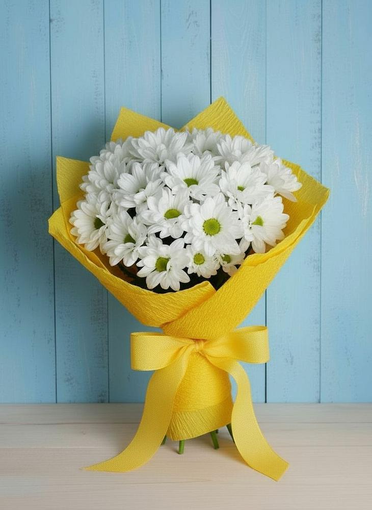 Букет цветов из: Хризантемы в Пудоже