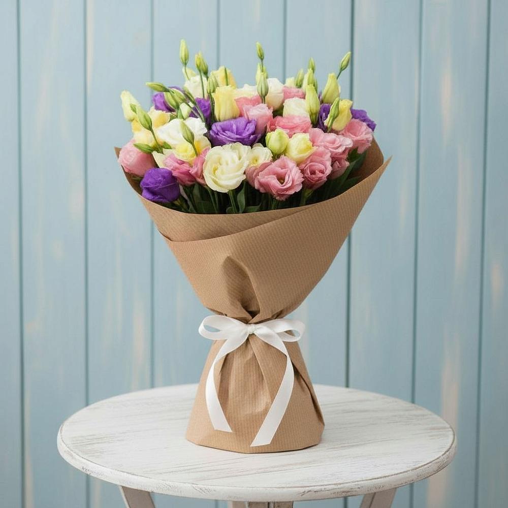 Букет цветов из: Лизиантусы в Пудоже