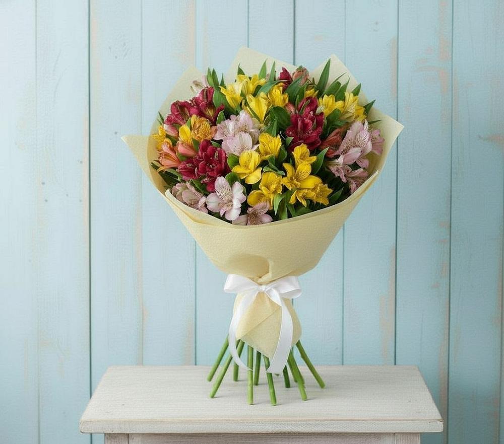 Букет цветов из: Альстромерии в Пудоже