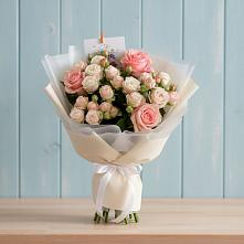 Букет цветов из:  Розы #REPLACE_PRED# Пудоже