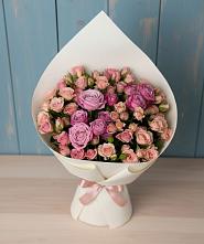 Букет цветов из:  Розы #REPLACE_PRED# Пудоже